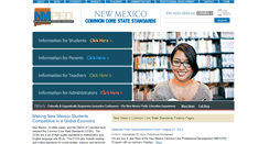 Desktop Screenshot of newmexicocommoncore.org